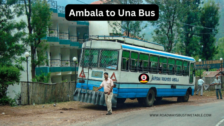 Ambala to Una Bus