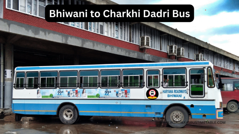 Bhiwani to Charkhi Dadri Bus