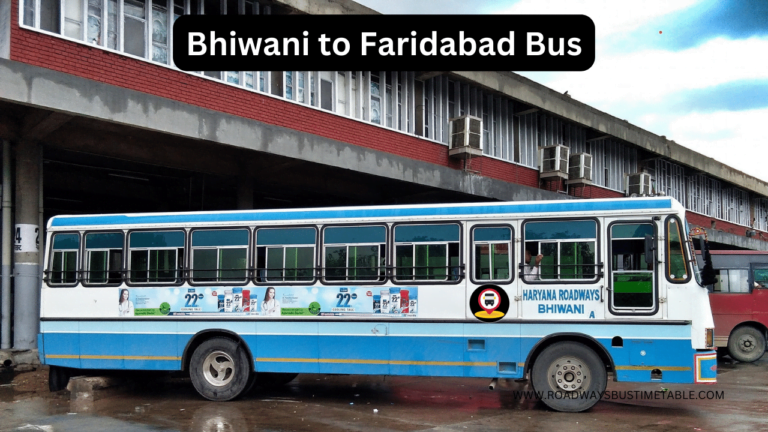 Bhiwani to Faridabad Bus