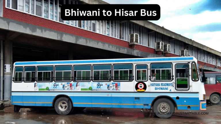 Bhiwani to Hisar Bus