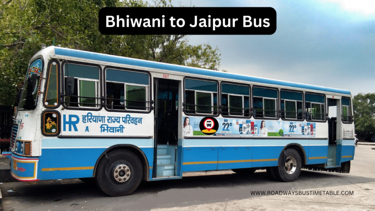 Bhiwani to Jaipur Bus