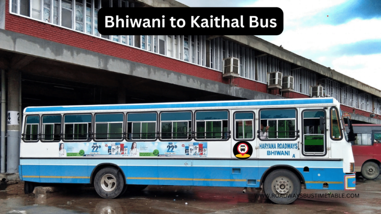 Bhiwani to Kaithal Bus