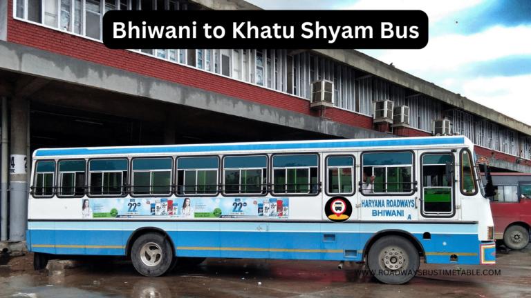 Bhiwani to Khatu Shyam Bus
