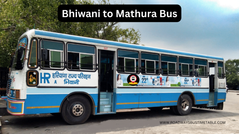 Bhiwani to Mathura Bus