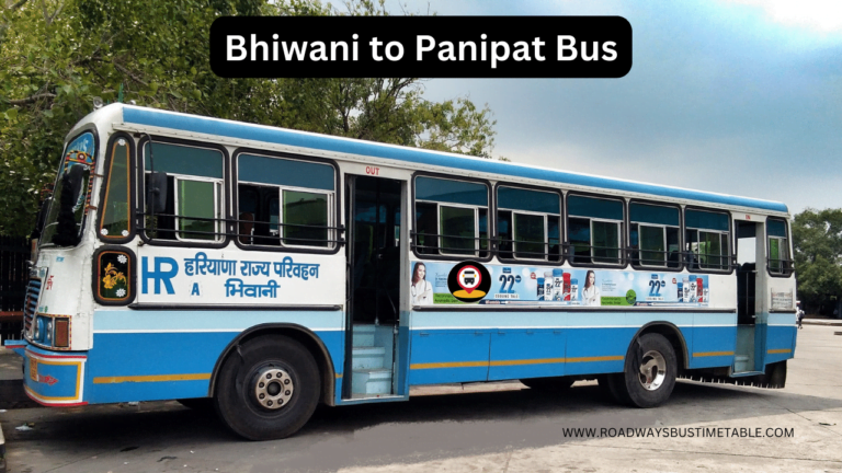 Bhiwani to Panipat Bus
