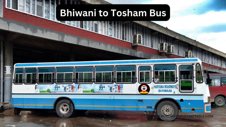 Bhiwani to Tosham Bus