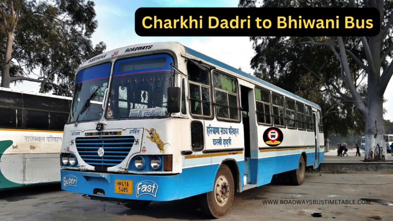 Charkhi Dadri to Bhiwani Bus