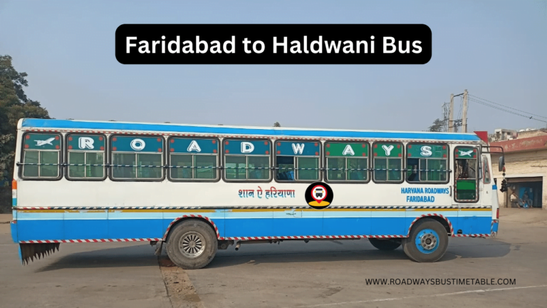 Faridabad to Haldwani Bus