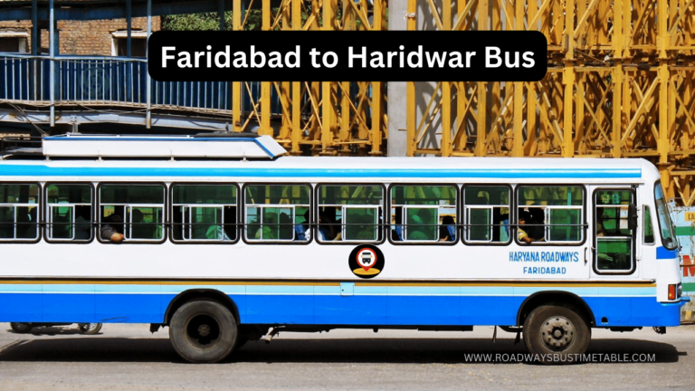 Faridabad to Haridwar Bus