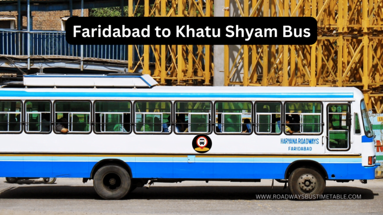 Faridabad to Khatu Shyam Bus