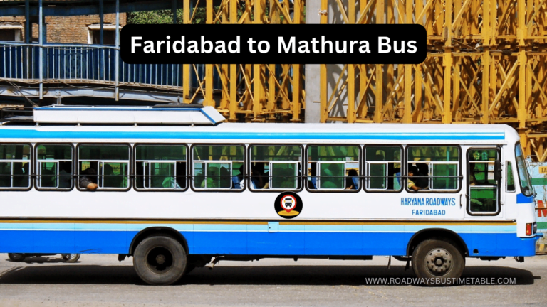 Faridabad to Mathura Bus