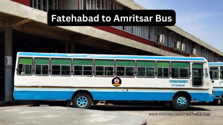 Fatehabad to Amritsar Bus