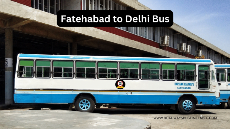 Fatehabad to Delhi Bus