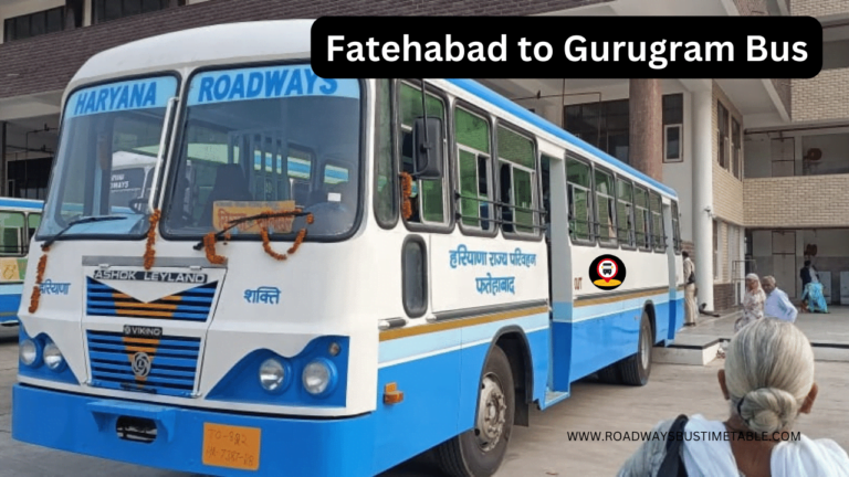 Fatehabad to Gurugram Bus