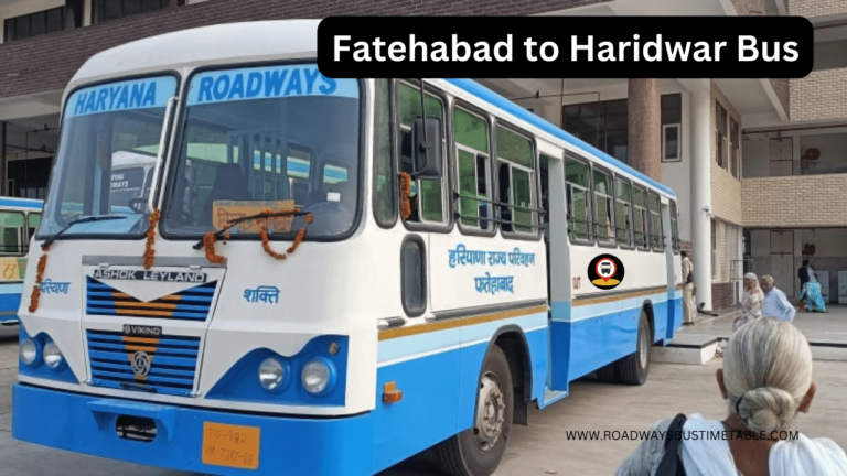 Fatehabad to Haridwar Bus