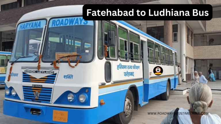 Fatehabad to Ludhiana Bus