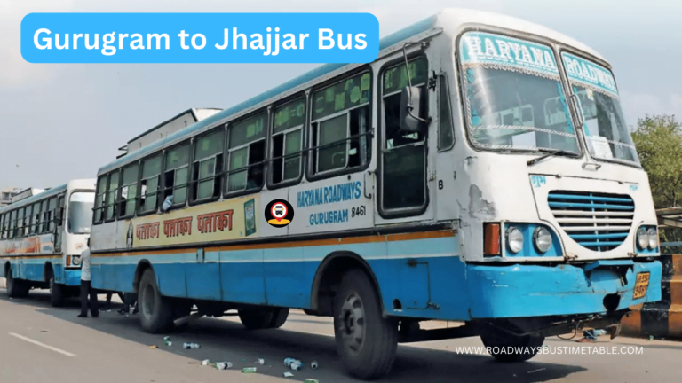 Gurugram to Jhajjar Bus