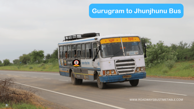 Gurugram to Jhunjhunu Bus