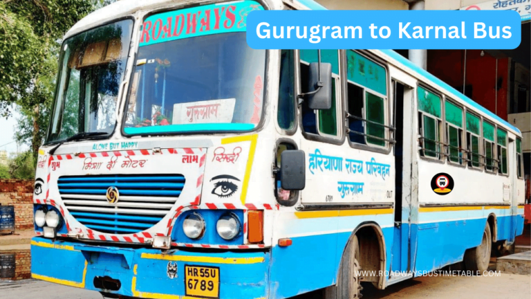 Gurugram to Karnal Bus