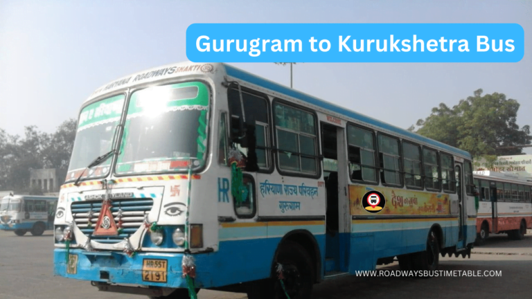 Gurugram to Kurukshetra Bus