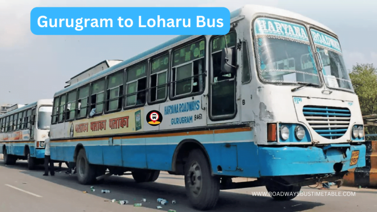 Gurugram to Loharu Bus