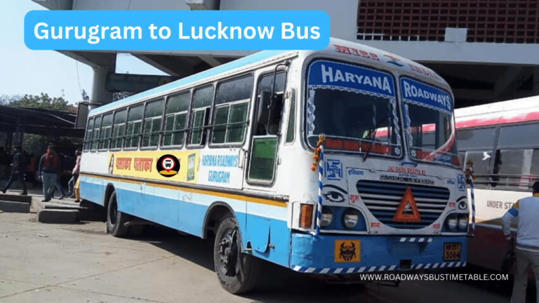 Gurugram to Lucknow Bus