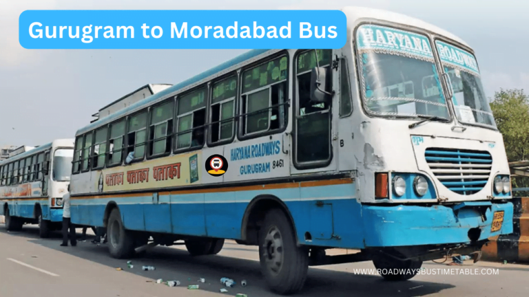 Gurugram to Moradabad Bus