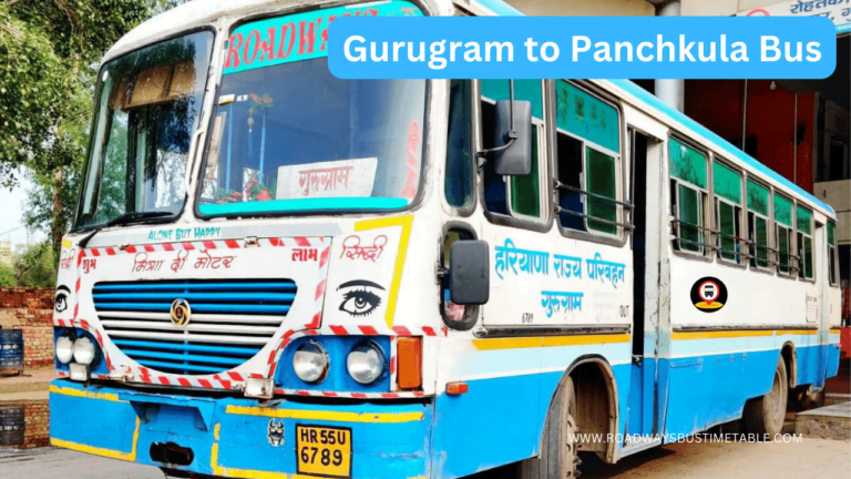 Gurugram to Panchkula Bus
