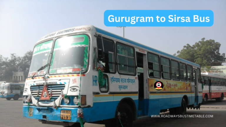 Gurugram to Sirsa Bus