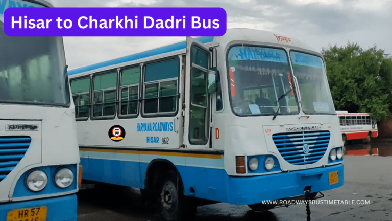 Hisar to Charkhi Dadri Bus