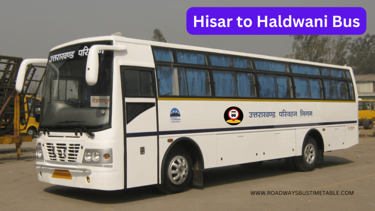 Hisar to Haldwani Bus