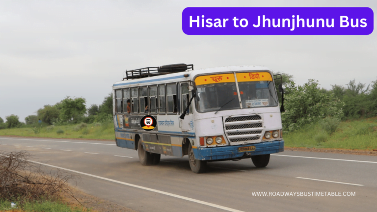 Hisar to Jhunjhunu Bus