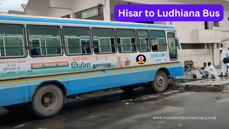Hisar to Ludhiana Bus