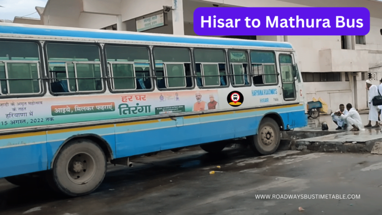 Hisar to Mathura Bus
