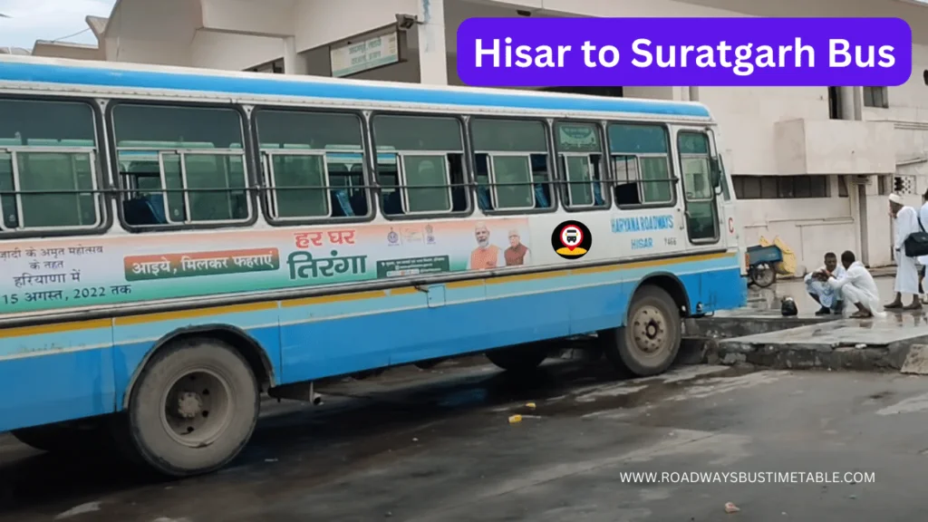 Hisar to Suratgarh Bus