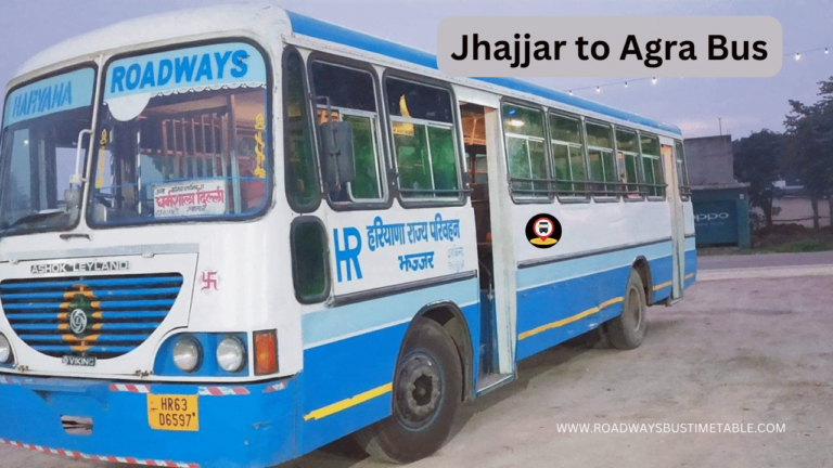 Jhajjar to Agra Bus