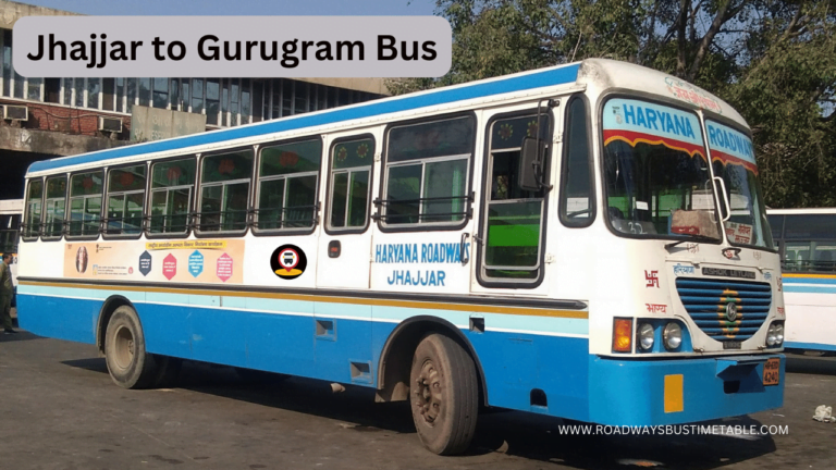 Jhajjar to Gurugram Bus