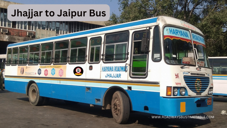 Jhajjar to Jaipur Bus