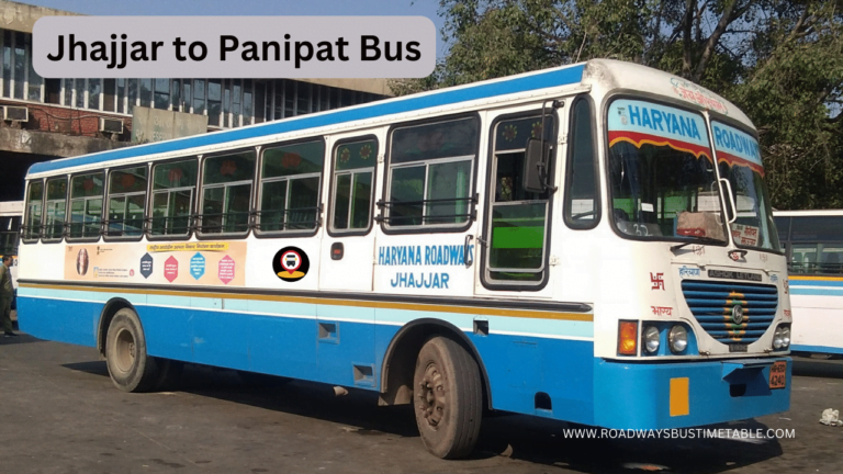 Jhajjar to Panipat Bus