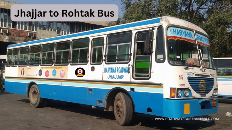 Jhajjar to Rohtak Bus