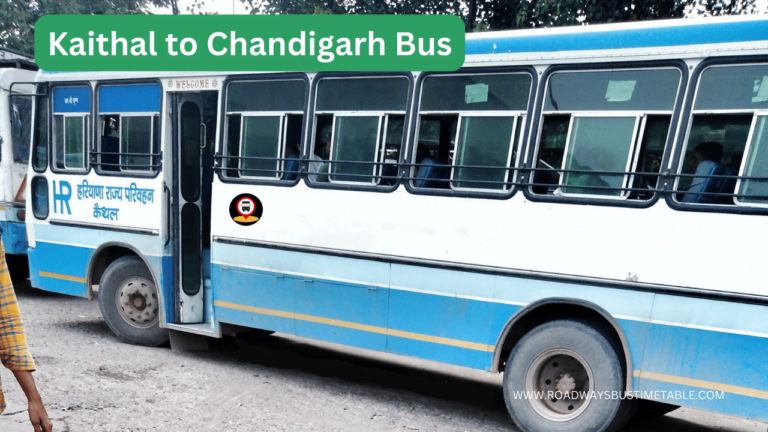 Kaithal to Chandigarh Bus