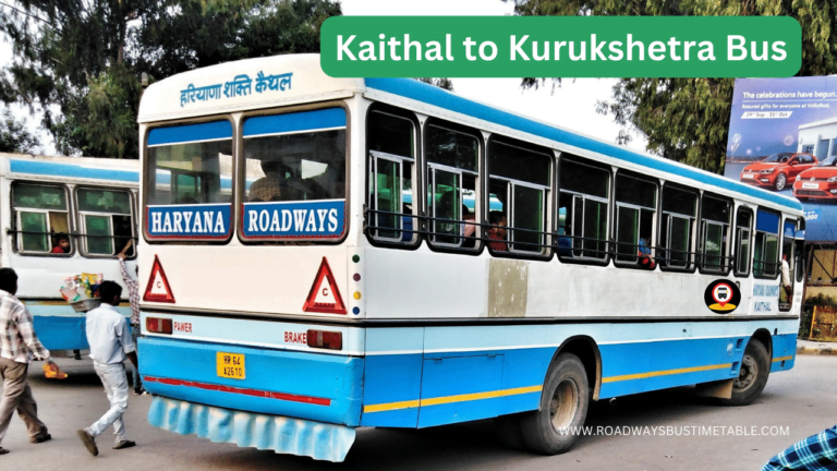 Kaithal to Kurukshetra Bus