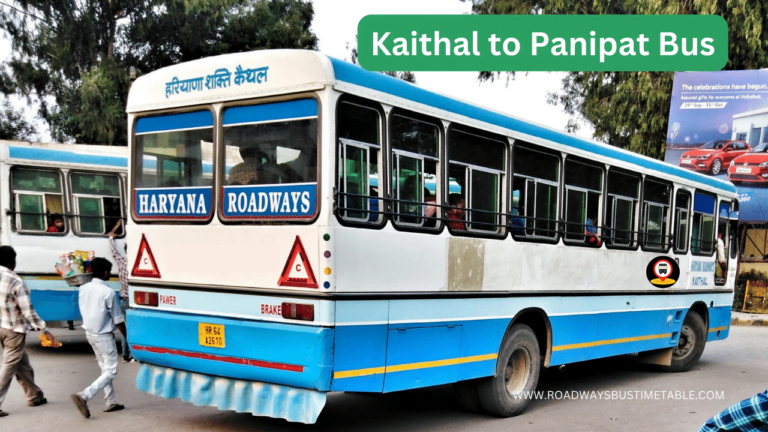 Kaithal to Panipat Bus