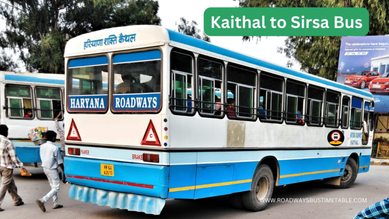 Kaithal to Sirsa Bus