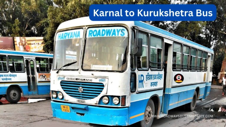 Karnal to Kurukshetra Bus