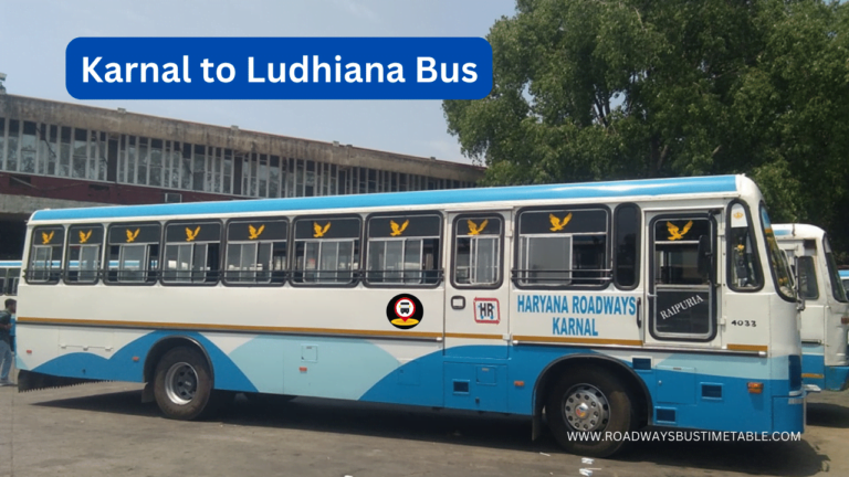 Karnal to Ludhiana Bus