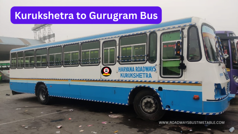 Kurukshetra to Gurugram Bus