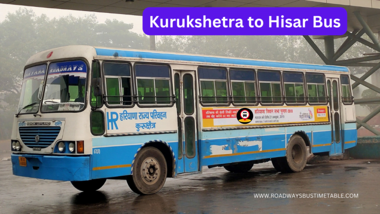 Kurukshetra to Hisar Bus