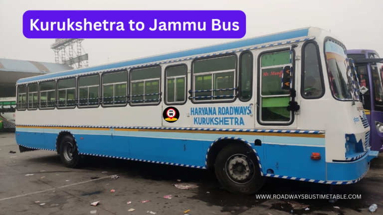 Kurukshetra to Jammu Bus