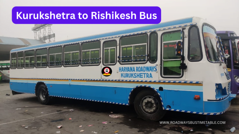 Kurukshetra to Rishikesh Bus